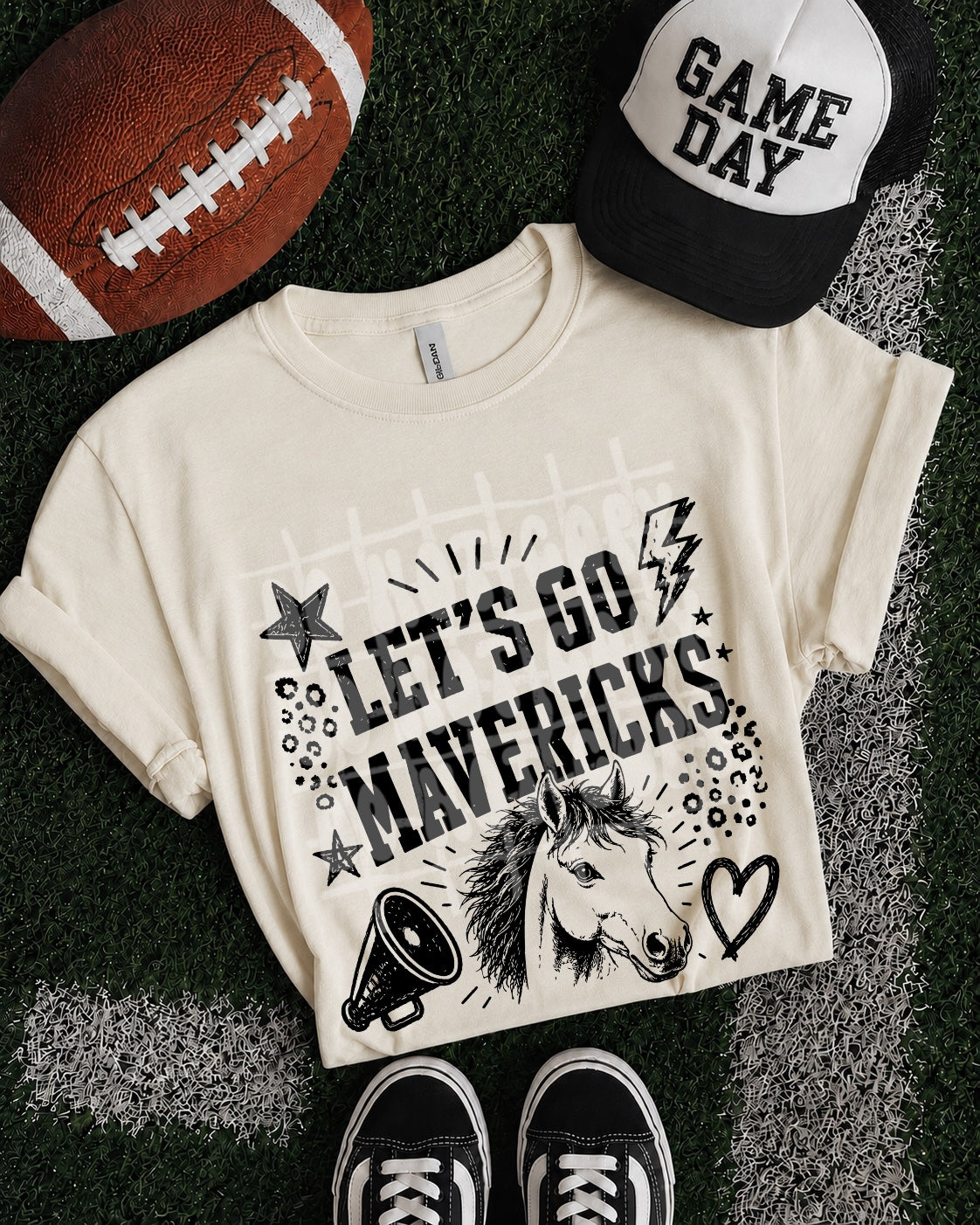 Let's Go Mavericks transfer-only shirt mockup