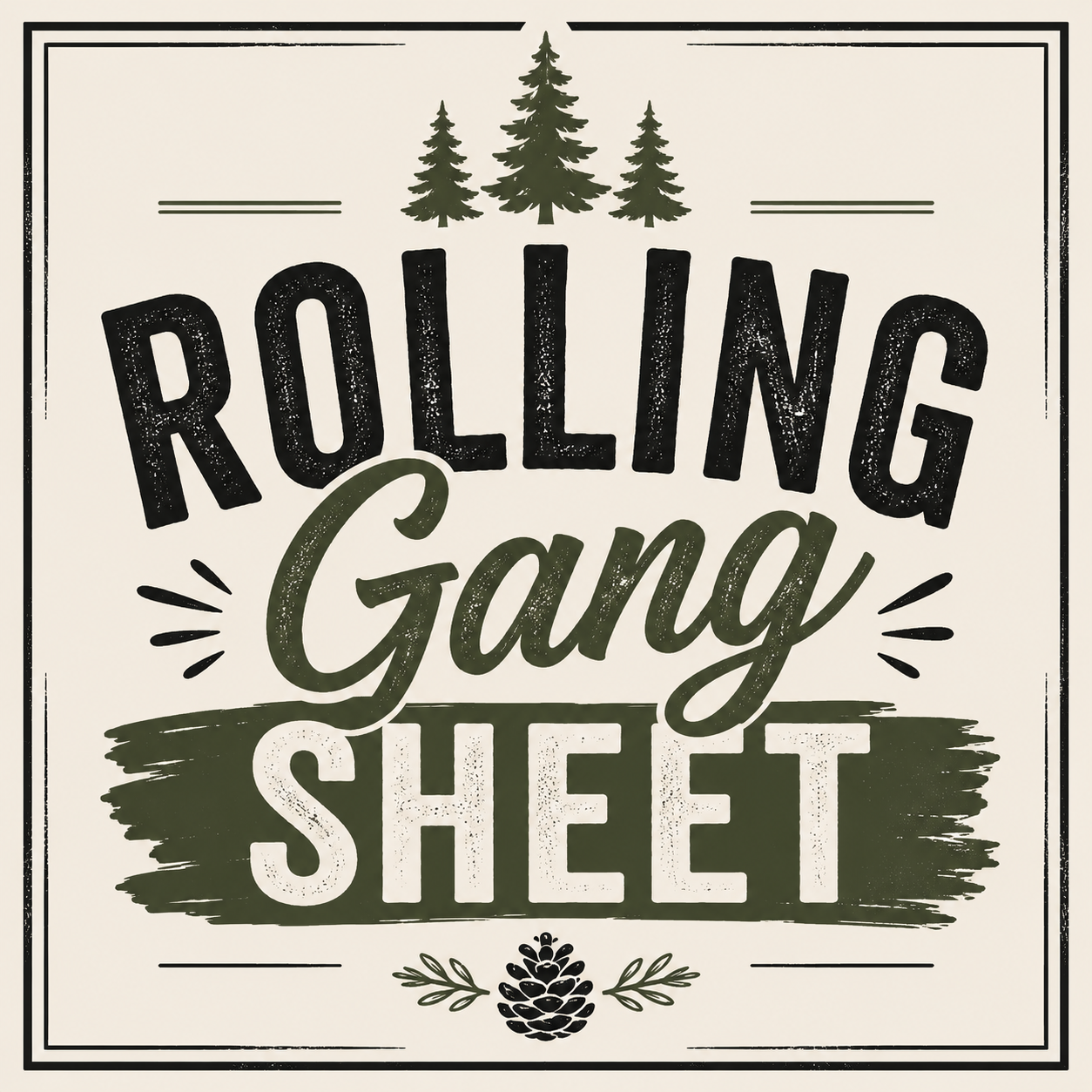 Rolling Gang Sheet