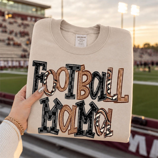 Football Mama Doodle Letters Transfer
