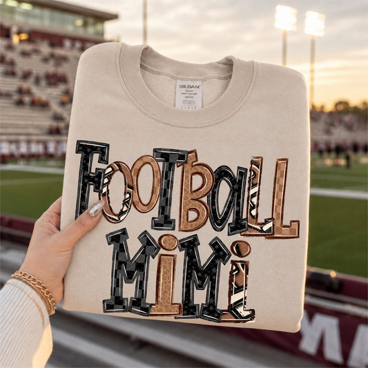 Football Mimi Doodle Letters Transfer