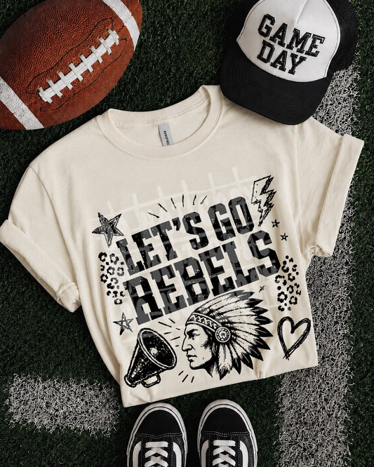 Let's Go Chiefs transfer shirt mockup