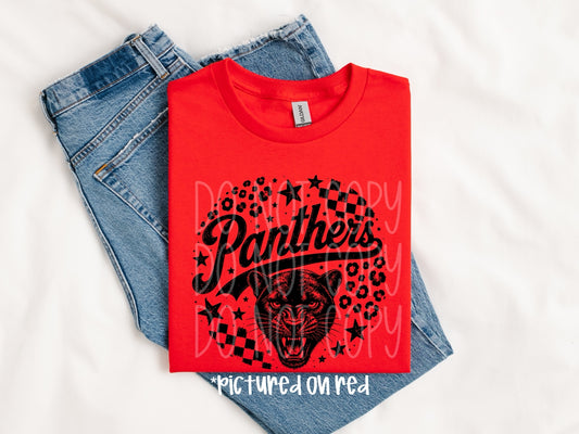 Panthers – Mascot Head transfer-only shirt mockup