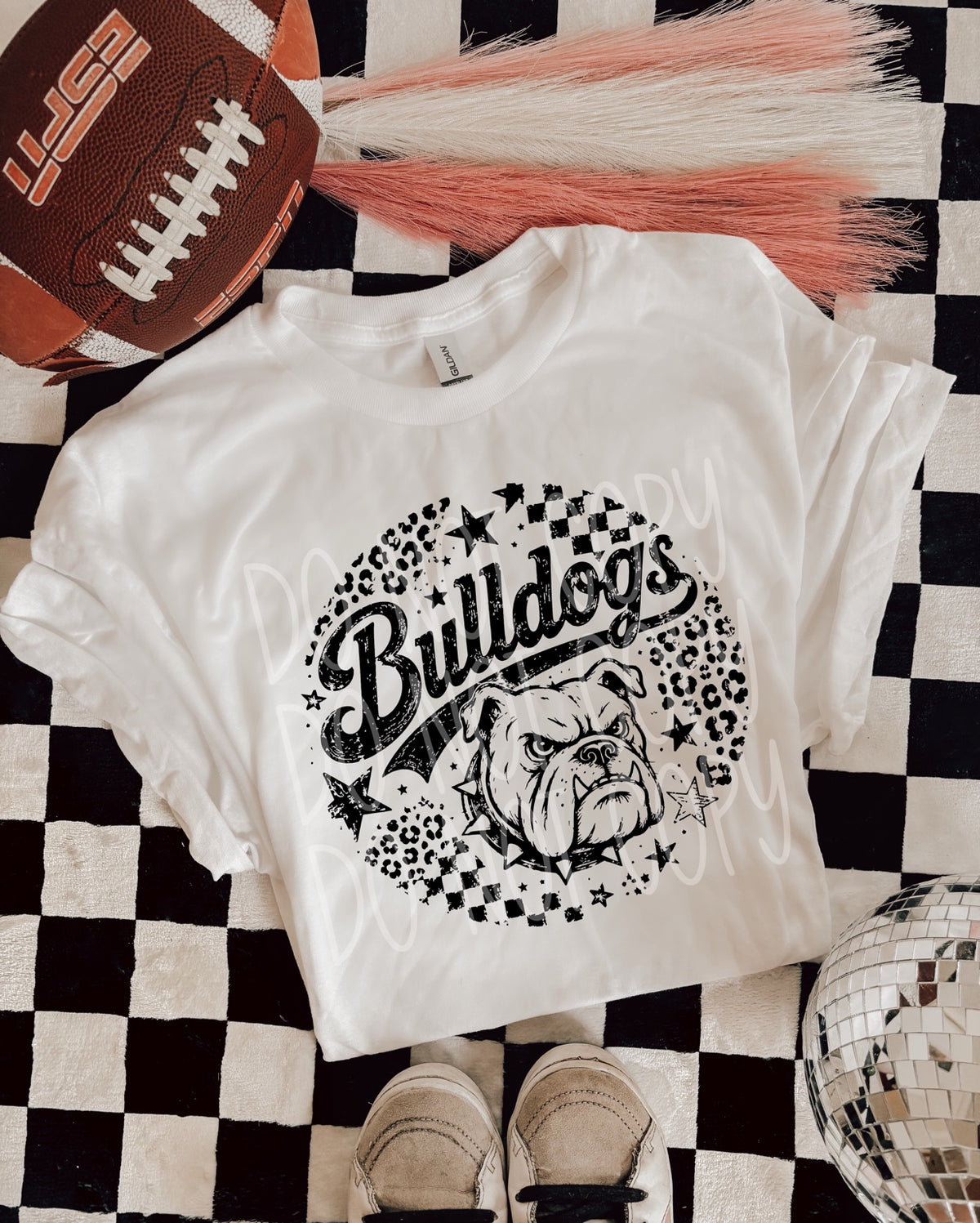 Bulldogs – Mascot Head transfer-only shirt mockup