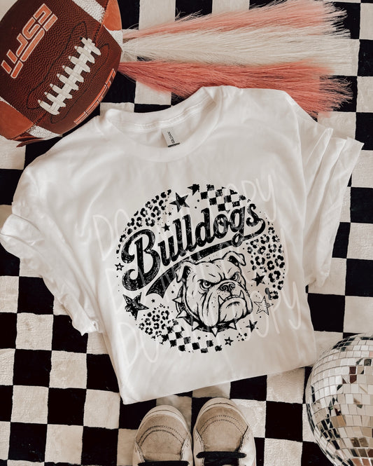 Bulldogs – Mascot Head transfer-only shirt mockup
