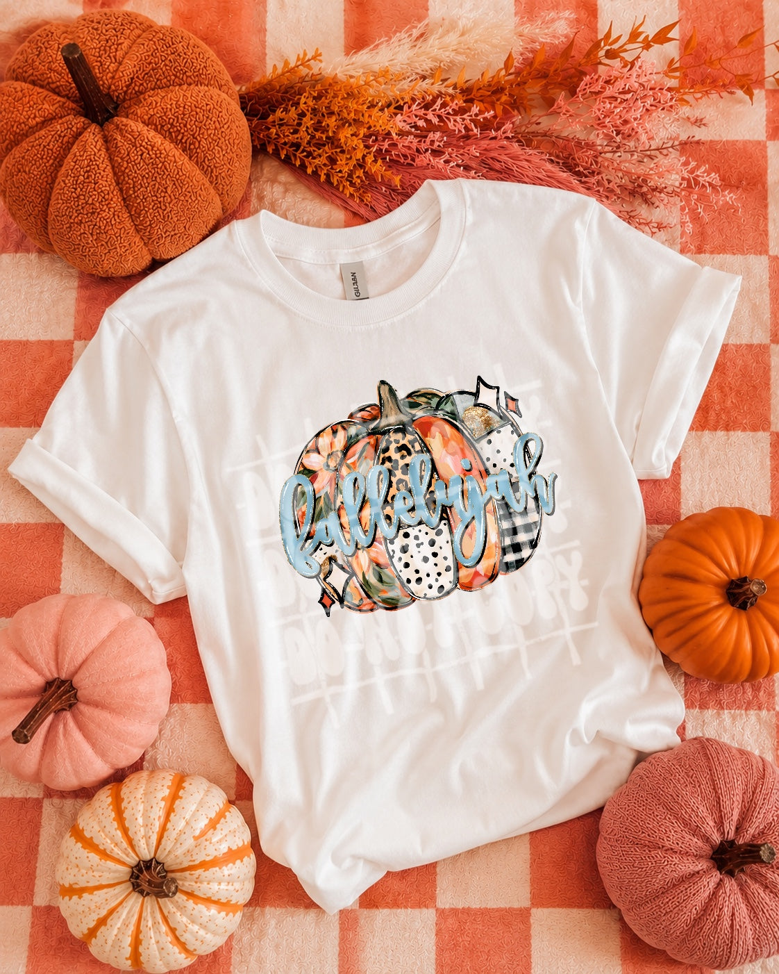 Fallidays – Patterned Pumpkins DTF transfer mockup