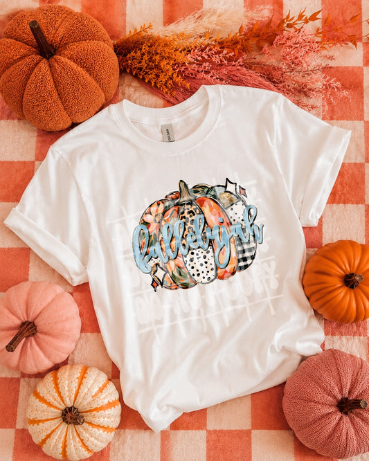 Fallidays – Patterned Pumpkins DTF transfer mockup