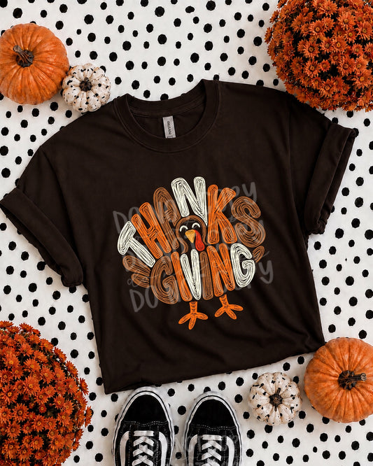 Thanks Giving – Retro Turkey mockup