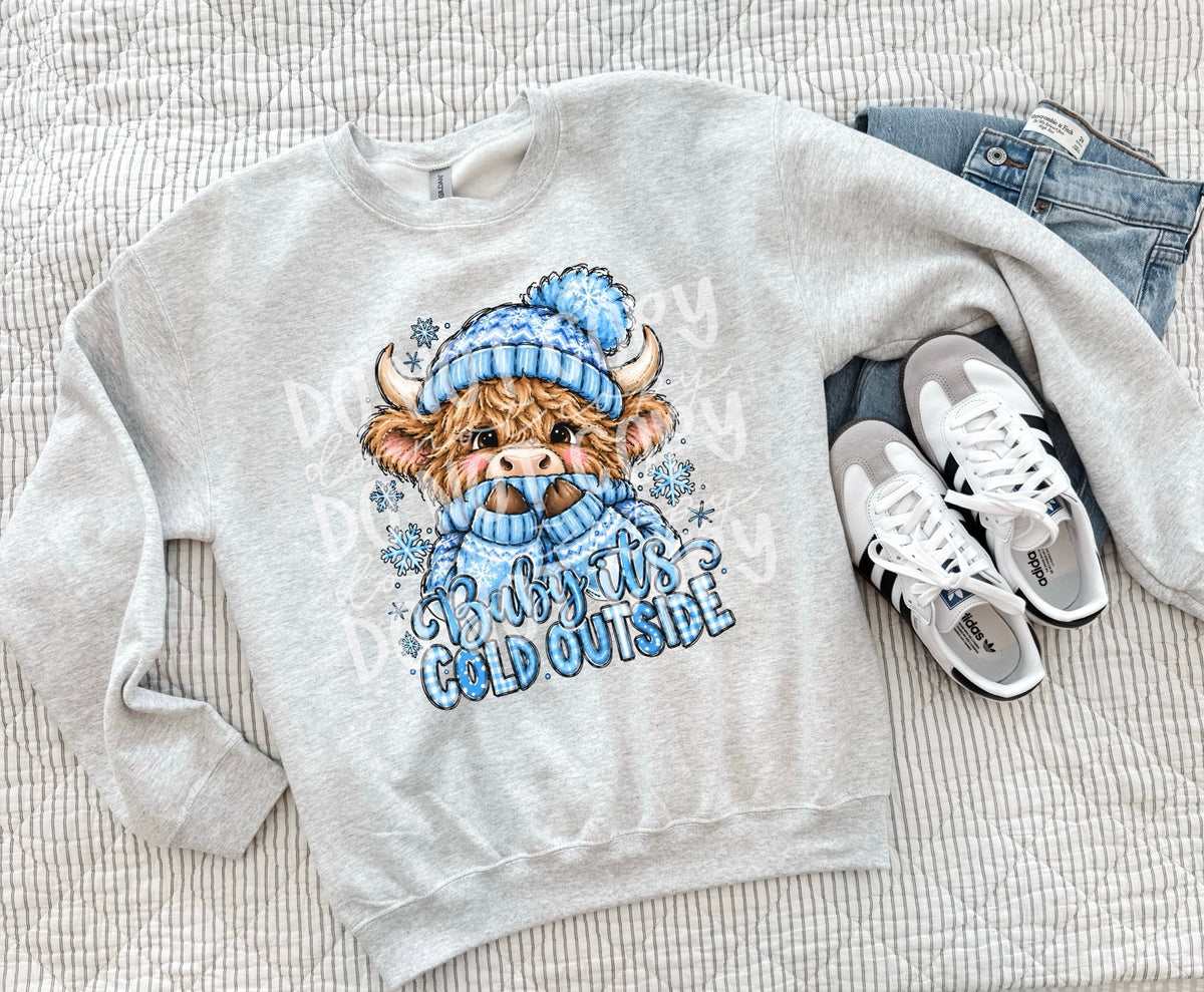 Baby It’s Cold Outside completed apparel mockup