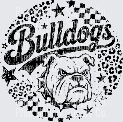 Bulldogs – Mascot Head | DTF Transfer - Raw Image